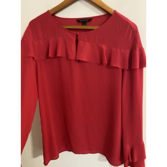 Banana Republic Red Blouse Size M - Picture 6 of 6